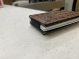 Engraved Wooden Wallet
