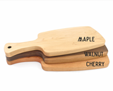 Engraved Wood Cutting Board with Handle and Juice Groove