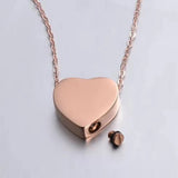 Personalized Heart Urn Necklace | Fingerprint, Paw Print & Memorial Jewelry