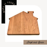 House Shaped Engraved Cutting Board