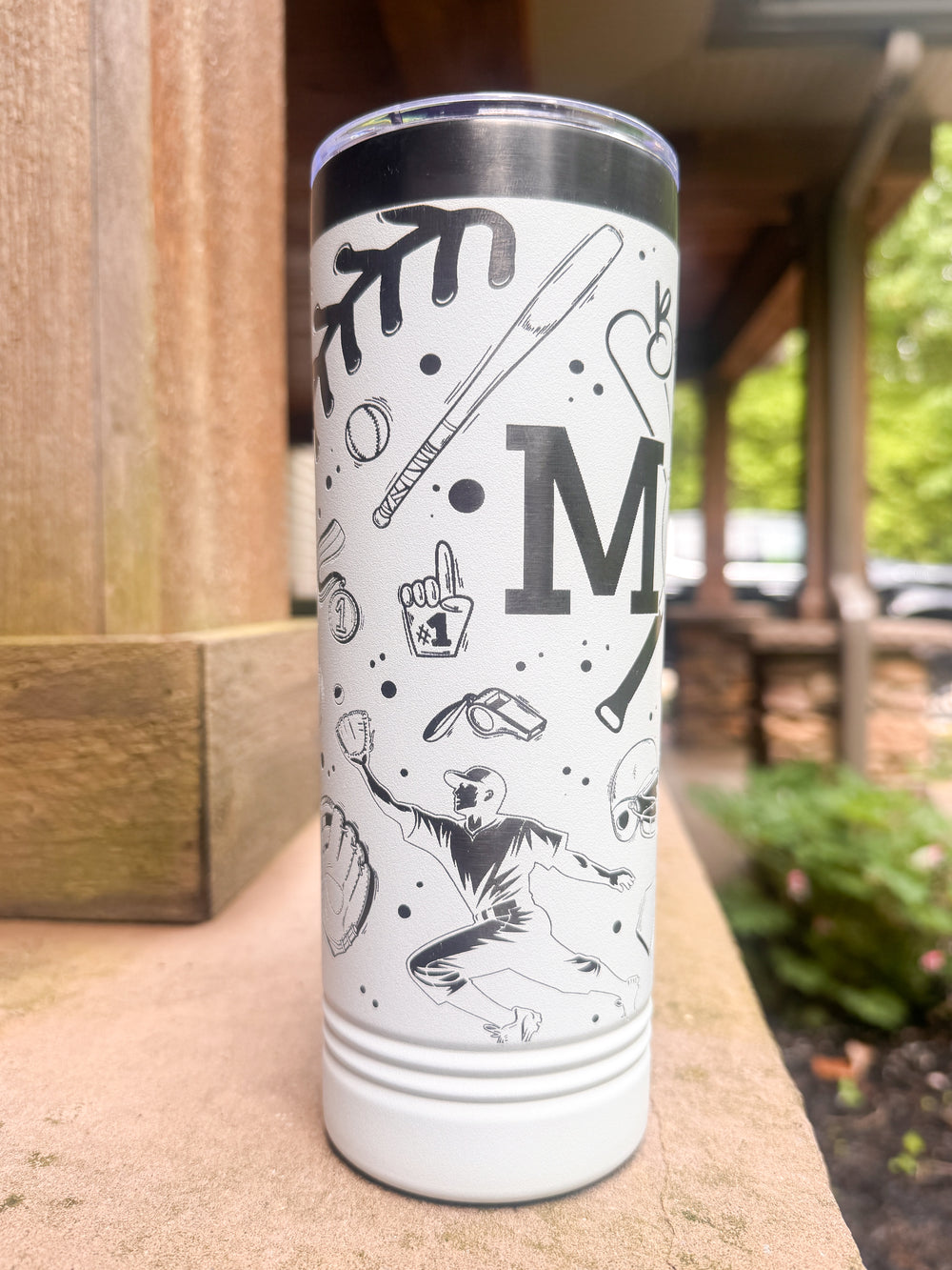 Baseball Wrap - 22oz Slim Tumbler