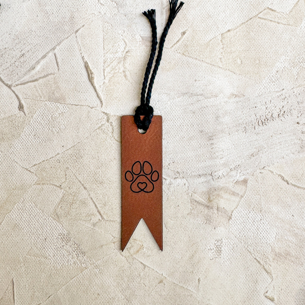 Mini Label Bookmark Mini-Leather Bookmark or Gift Tag – Script and Grain