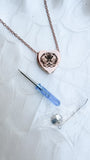 Personalized Heart Urn Necklace | Fingerprint, Paw Print & Memorial Jewelry