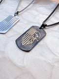 Personalized Veteran Dog Tag Necklace | Military Gift