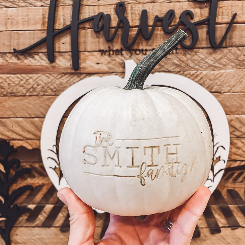 Pumpkin Engraving! **LOCAL PICKUP IN HANOVER, PA**