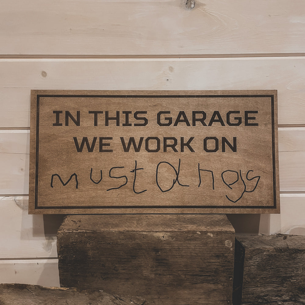 Hand Lettered Sign Box Custom Handwriting Box Framed Sign – Script and Grain