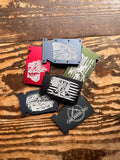 Engraved Metal Notch Wallets