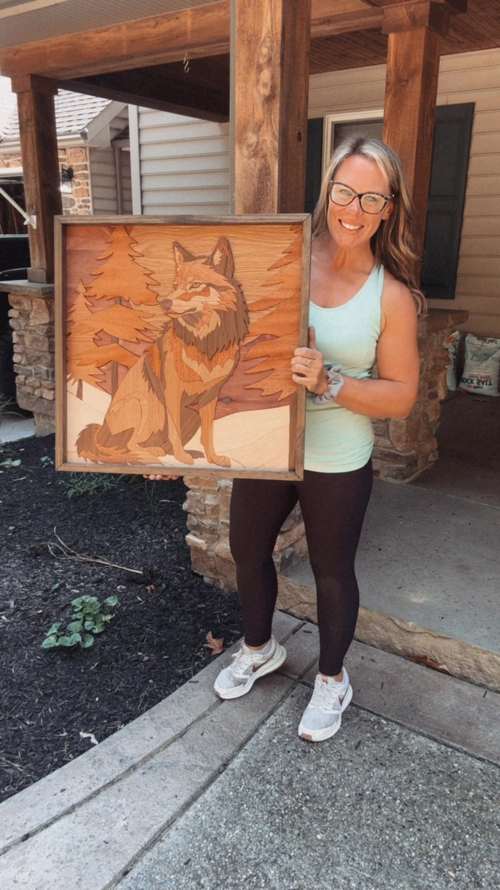 Atlas the Wold Segmented Wooden Art