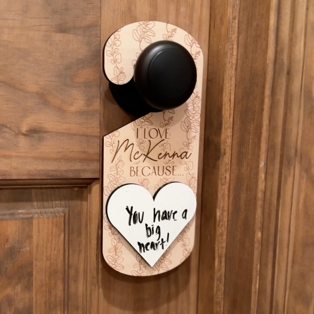 Love Notes Door Hanger