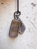 Dog Tags Christmas Ornament