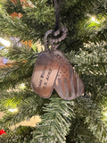 Dog Tags Christmas Ornament