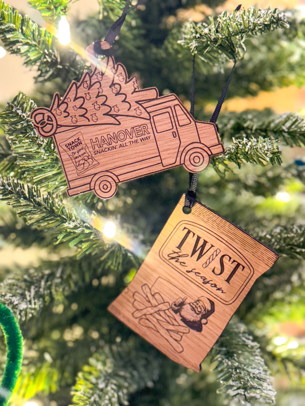 Twist the Season Snack Town Ornament