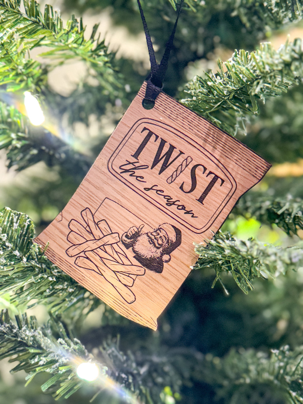 Twist the Season Snack Town Ornament