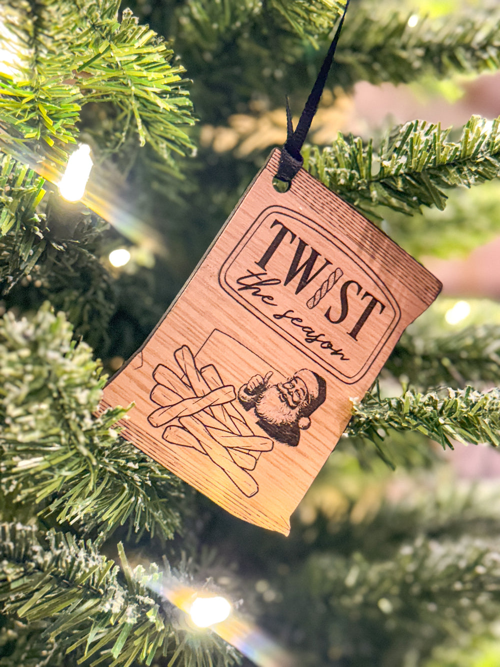 Twist the Season Snack Town Ornament