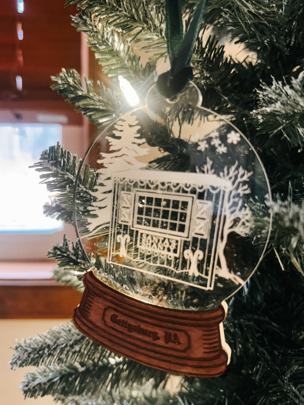 Snack Town Snow Globe Ornaments