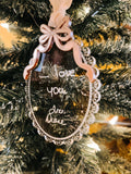 Custom Engraved Handwriting Ornament