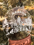 Snack Town Snow Globe Ornaments