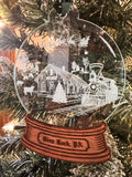 Snack Town Snow Globe Ornaments