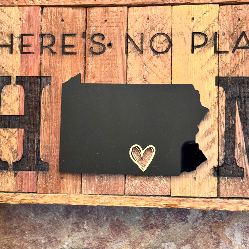 "There's no Place Like Home" Salvaged Wood Sign