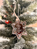Single Layer Snowflake Ornament or Gift Tag