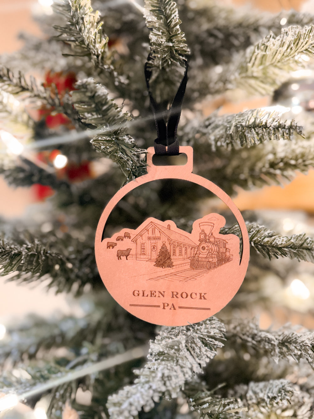 Glen Rock Christmas Ornament