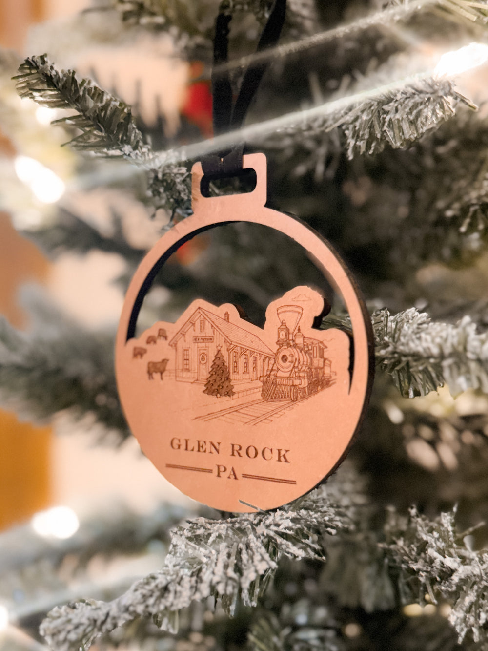 Glen Rock Christmas Ornament