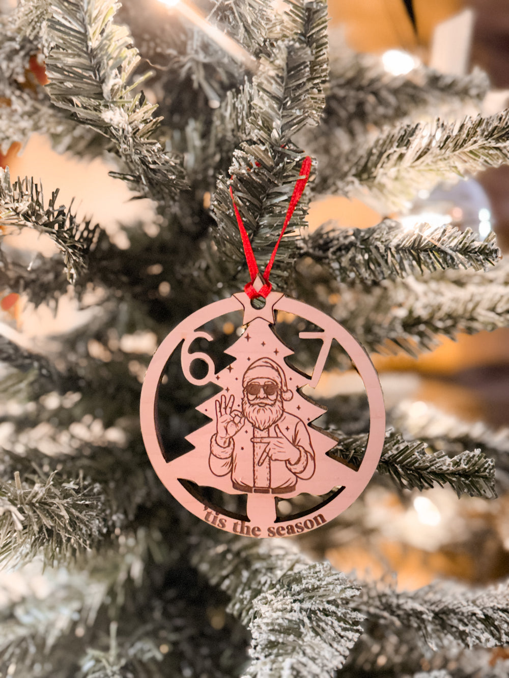 'Tis the Season: 6-7 Santa Ornament