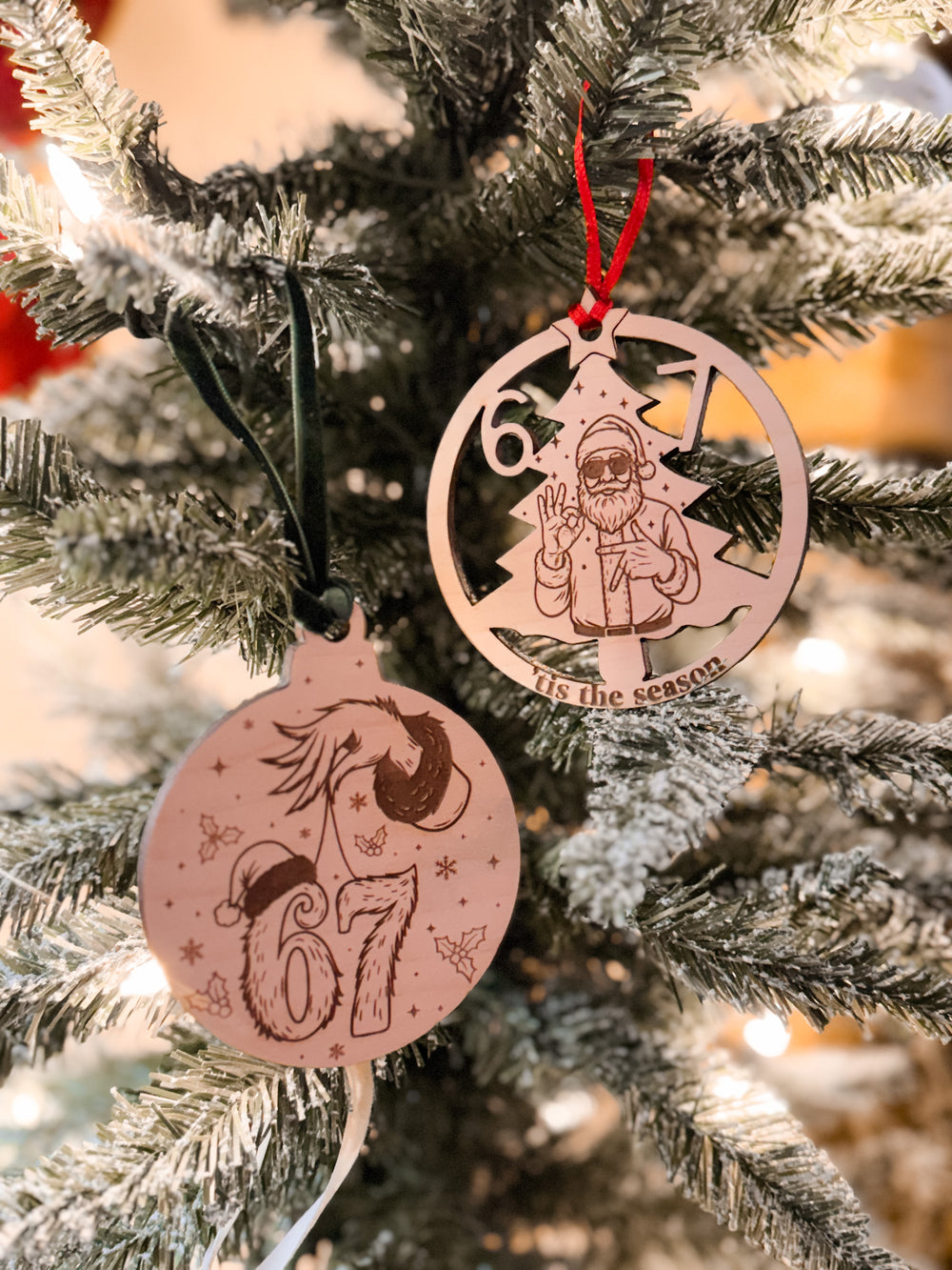 'Tis the Season: 6-7 Santa Ornament