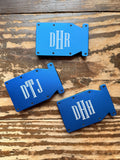 Engraved Metal Notch Wallets