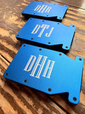Engraved Metal Notch Wallets