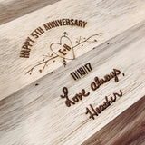 Engraved Butcher Block with Juice Groove