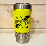 20oz Leather Wrapped Softball Tumbler