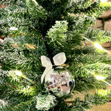 Personalized Silver "Believe" Bell Ornament