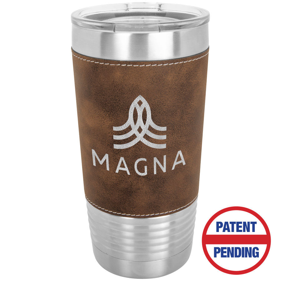 Engraved Leatherette Tumbler