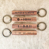 Love Story Wooden Keychain *Read Description*