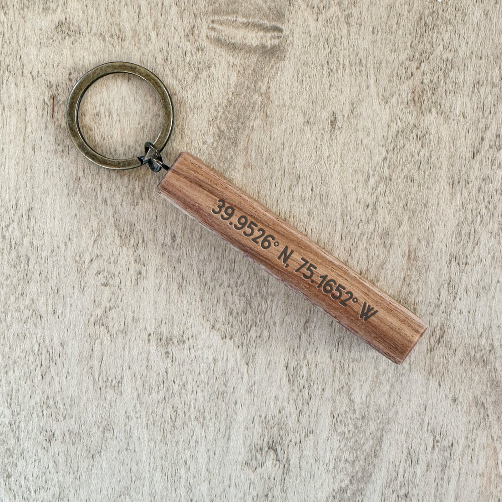 Love Story Wooden Keychain *Read Description*