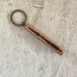 Love Story Wooden Keychain *Read Description*