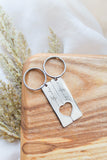 Unbreakable Silver Plated Keychain/Bottle opener
