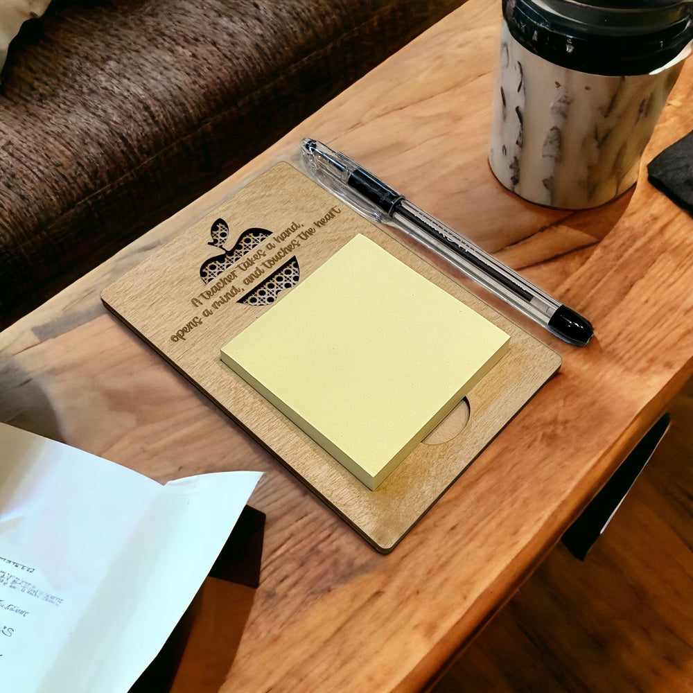 Sticky-Note Holder Set for Teachers – Script and Grain