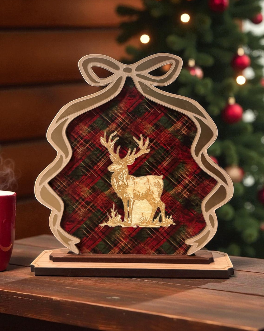 Vintage Style, Cozy Home Holiday Shelf Sitter