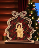 Vintage Style, Cozy Home Holiday Shelf Sitter