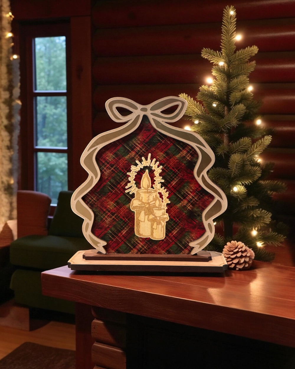 Vintage Style, Cozy Home Holiday Shelf Sitter