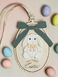Vintage Bunny Easter Basket Tag