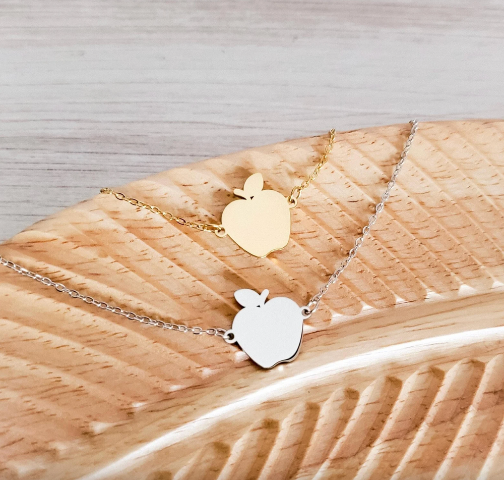 Teachers Apple Necklace