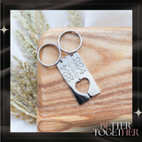 224 - Silver Plated Keychain/Bottle opener