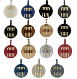 Leather Golf Tag with Tee's - Carbon Fiber