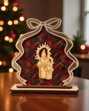 Vintage Style, Cozy Home Holiday Shelf Sitter