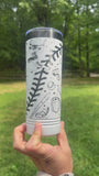 Baseball Wrap - 22oz Slim Tumbler