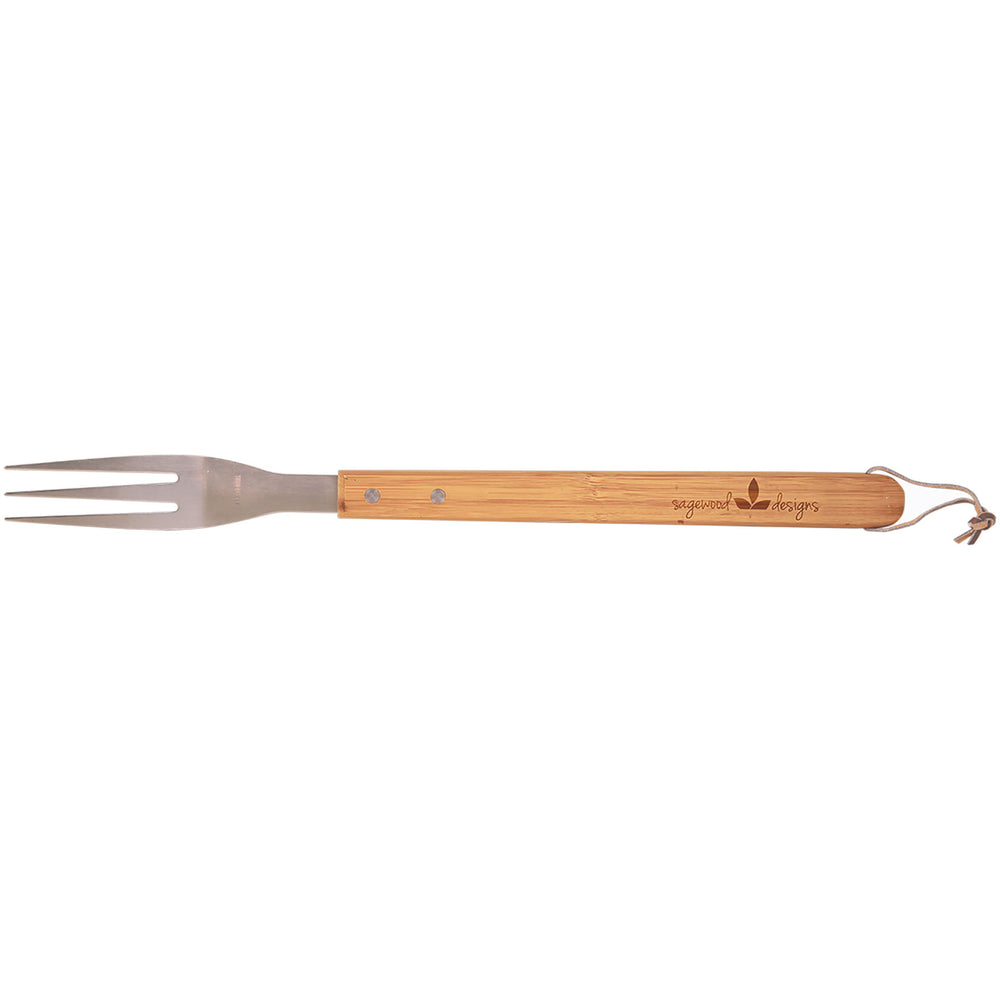 Engraved Bamboo Barbeque Tools