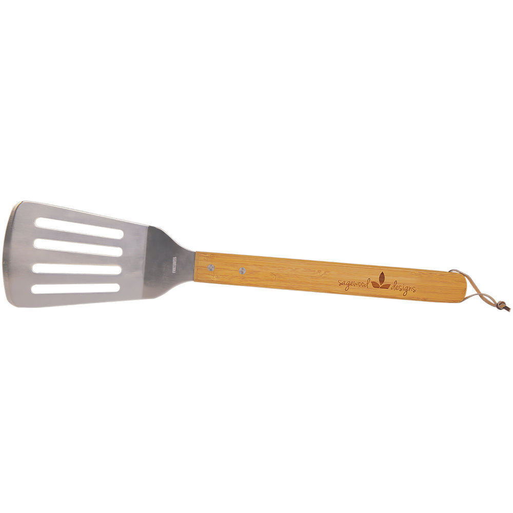Engraved Bamboo Barbeque Tools